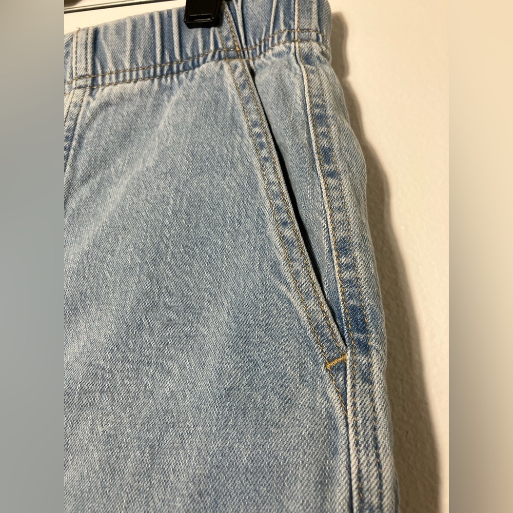Banana‎ Republic Mid Rise Tapered Barrel Jean Sz M Light Wash 90's Casual NEW!! - Picture 2 of 9